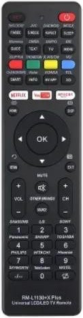 Universelle Ersatzfernbedienung RM L1130 X von Bai Fen Bai-Digital 3C für alle Markenfernseher und TV-Boxen in Schwarz - Bild 1