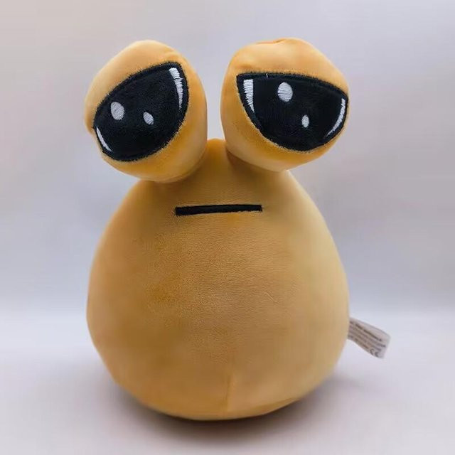Yiran toy Mein Haustier Alien Pou, Plüschtier, 22cm, Gelb - Bild 1