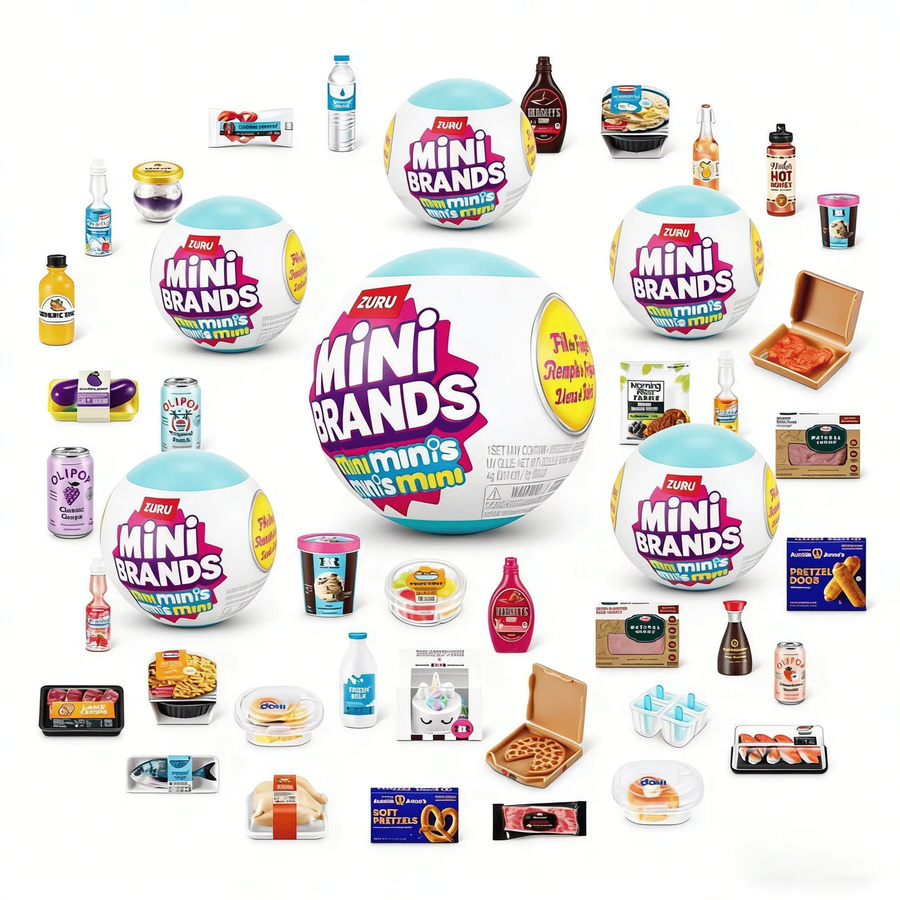 ZURU Mini Brands Überraschungs-Kühlschrankball, Mysteriöses Spielzeug - Bild 2