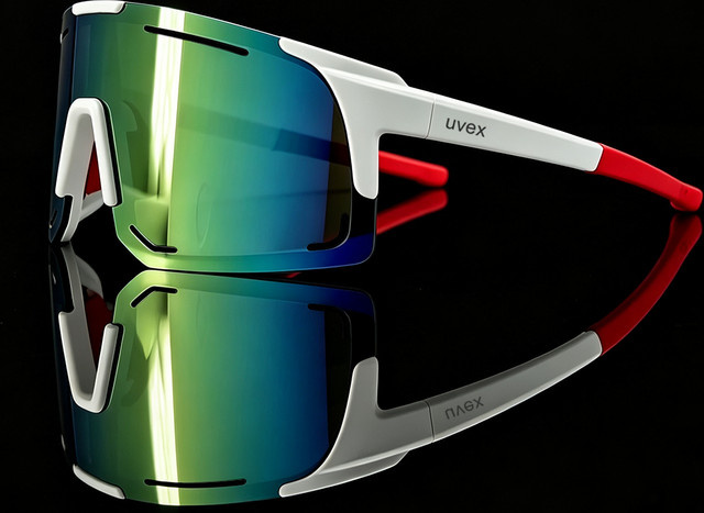 Uvex Sportsonnenbrille, Unisex, Vollrand, Kunststoff, Wrap - Bild 1