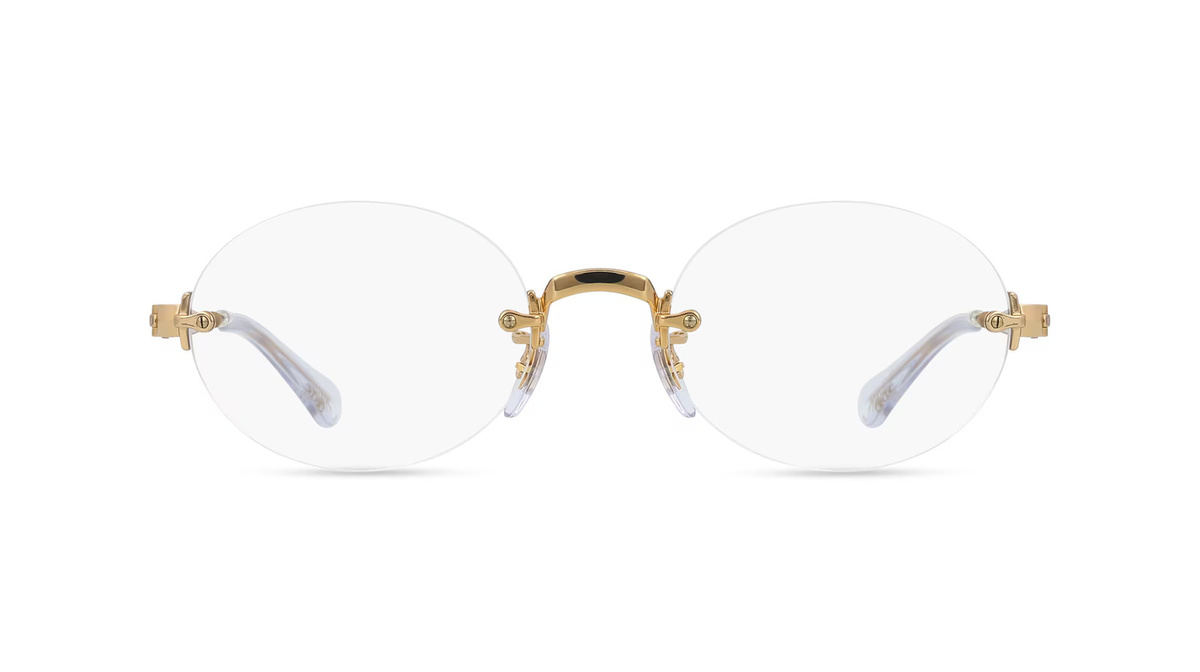Ray-Ban RX3929V Korrektionsbrille, randlos, eckig, Metall, gold, Unisex - Bild 1