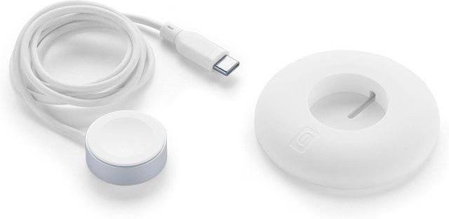 USB Wireless Power Base für Apple Watch in Weiß mit USB-C Anschluss - Bild 1