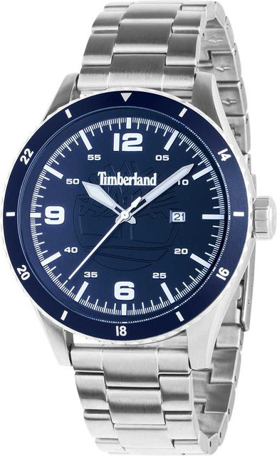Timberland Herrenuhr, Quarz, Edelstahl, Blau, 46 mm, 5 ATM - Bild 1
