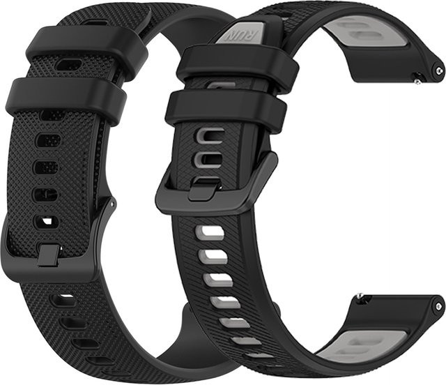 Garmin Uhrenarmband Silikon, Schwarz, Unisex - Bild 1