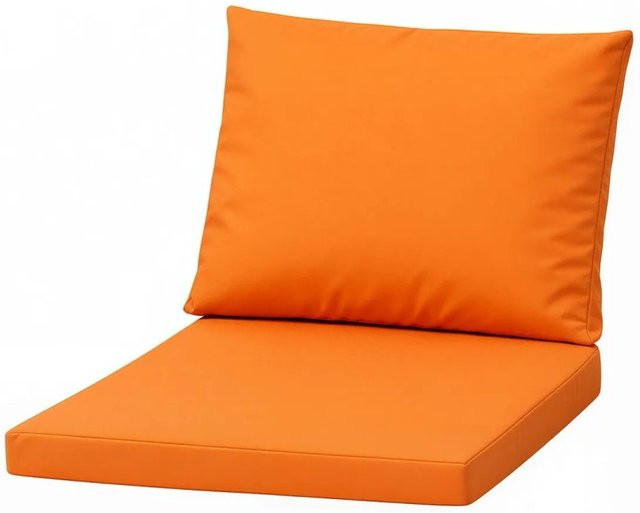Setgarden Mix Sitzkissen Set für Polyrattan Sessel in Orange, 1-teilig, Sitzkissen B: 50 cm, T: 52 cm, H: 7 cm und Rückenlehne B: 50 cm, H: 56 cm - Bild 1