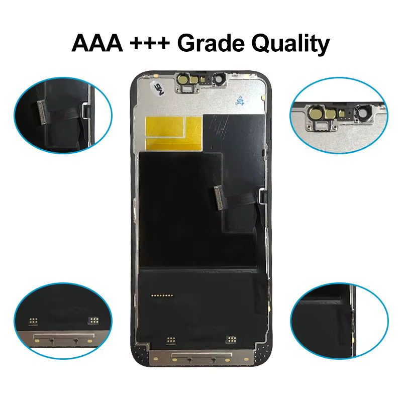 OLED Ersatzdisplay in Schwarz für Apple iPhone Modelle 11, 12, 13 Pro und Pro Max sowie X, XS und XS Max - Bild 2