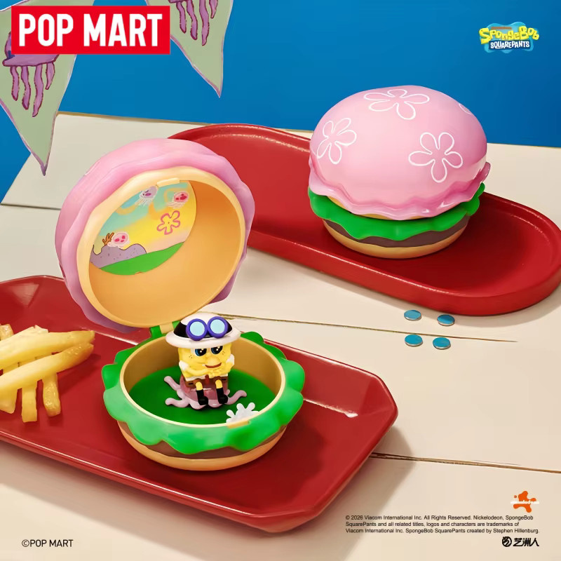 POP MART SpongeBob Krabby Patty Blind Box, Anime-Figur - Bild 2