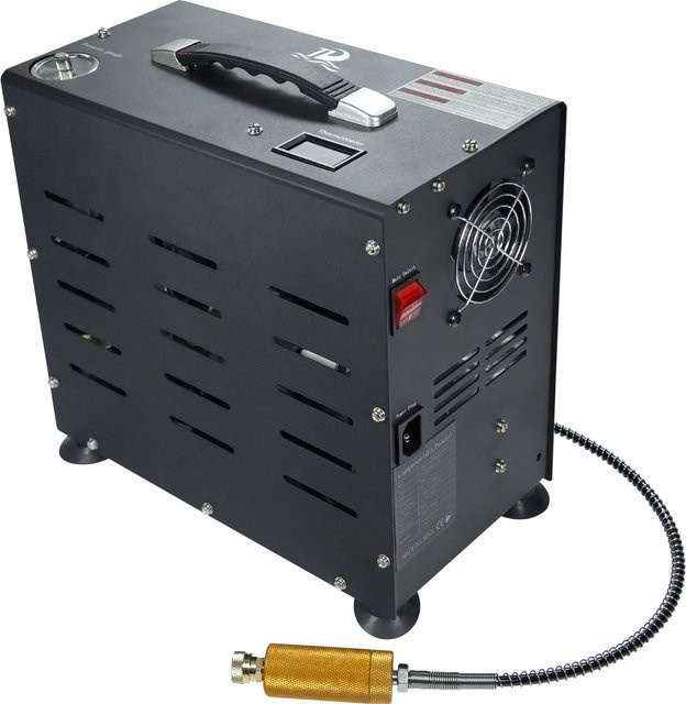 TUXING 800W PCP Hochdruckkompressor Doppelzylinder-Set in Schwarz für Tauchflaschen mit 300Bar/4500Psi - Bild 1