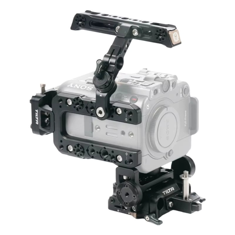 Tilta Kamerakäfig Advanced Kit für Sony FX6 in Schwarz mit V-Mount Top-Griff - Bild 1