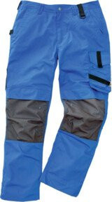 Excess Arbeitshose Champ in Blau/Grau mit Kniepolstertaschen, Größe 54 - Bild 1