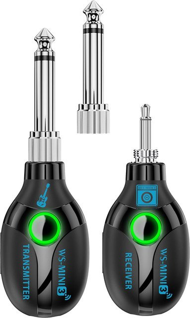 TOMTOP JMS 2,4G Wireless Gitarrensystem Sender Empfänger Set mit Ladefach in Schwarz - Bild 1
