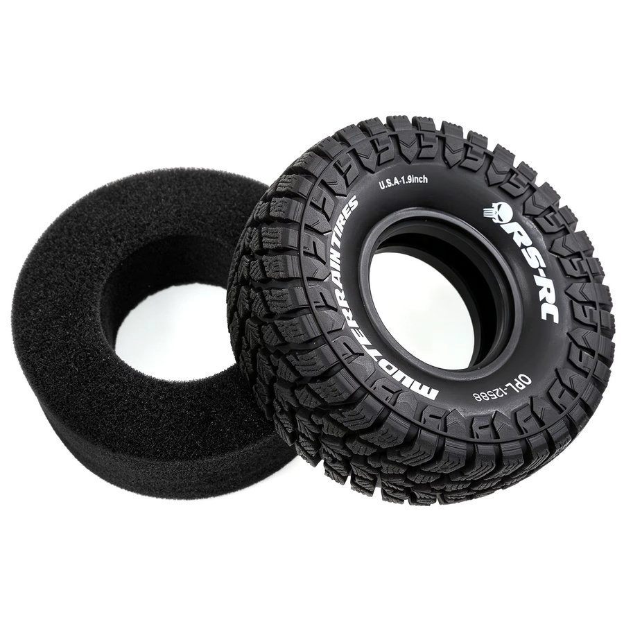 RS Reifen RC Crawler, 1/10, Gummi, Schwarz - Bild 2
