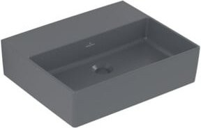 Villeroy & Boch Waschtisch Memento 2.0 in Graphite, rechteckig, ohne Überlauf, B: 50 cm, T: 42 cm - Bild 1