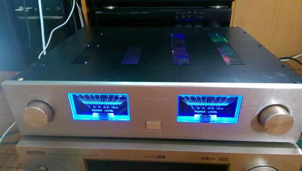 SENGTERBELLE Verstärkergehäuse aus Eisenaluminium mit Goldpanel für AV-Meter-AMP - Bild 4