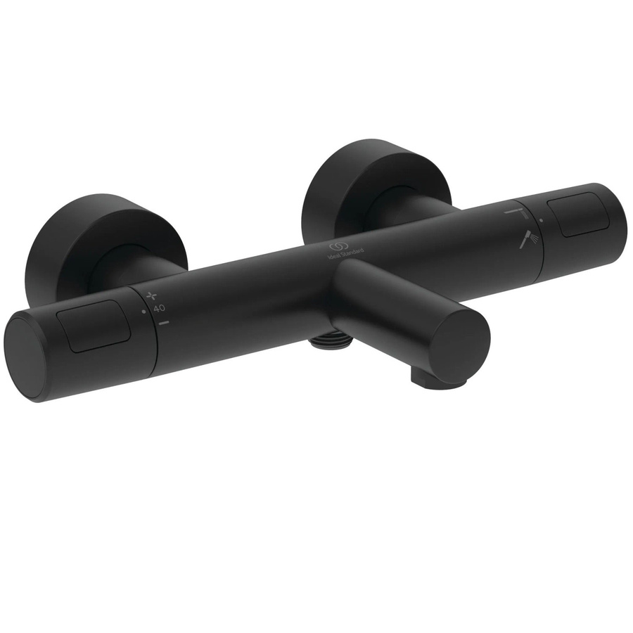 Ideal Standard Alero Badethermostat mit Einhebelmischer in Schwarz Matt - Bild 2