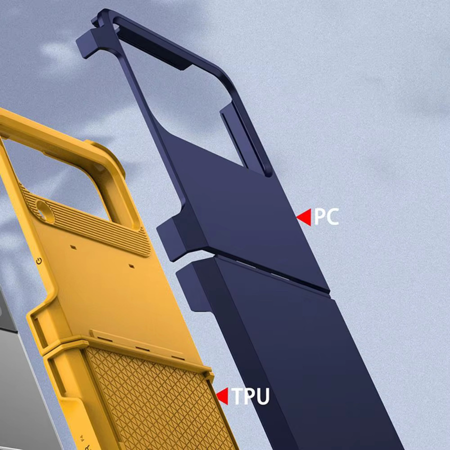 Samsung Handyhülle mit Scharnierschutz für Galaxy Z Flip 5, Z Flip 4 und Z Flip 3 in Schwarz - Bild 3