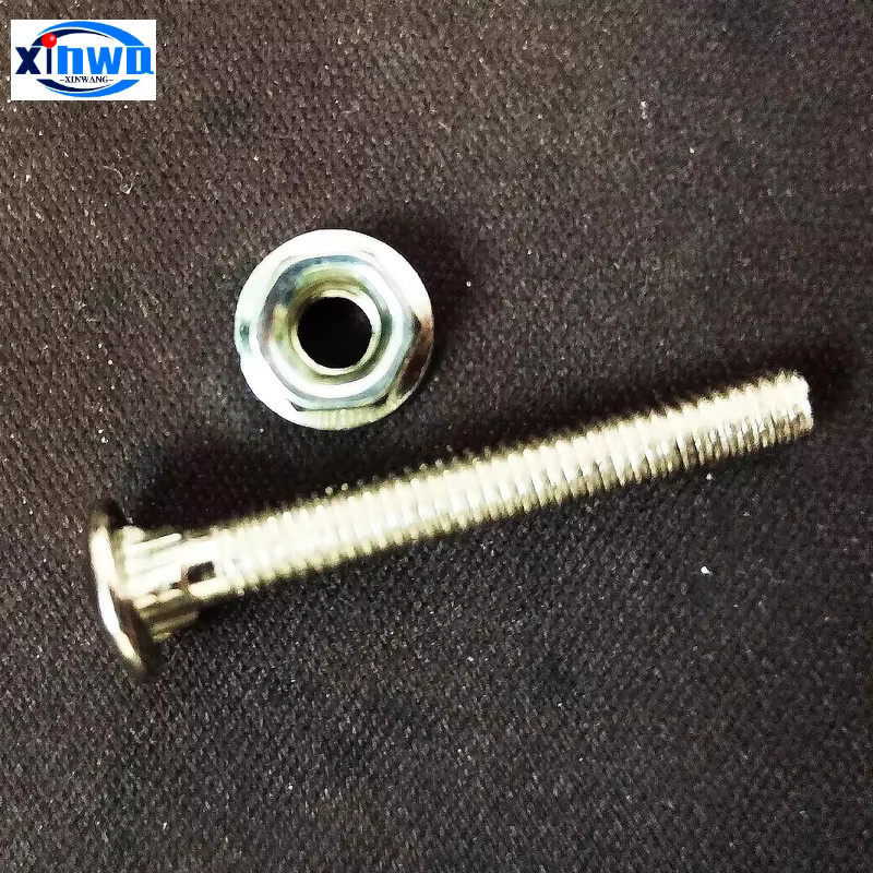XINWA Schraubenbolzen mit Mutter M4 35 mm und 40 mm, 10 Stück, Silber, für Arcade-Spielmaschinenteile wie Münzprüfer, Joystick und Ticketspender - Bild 2