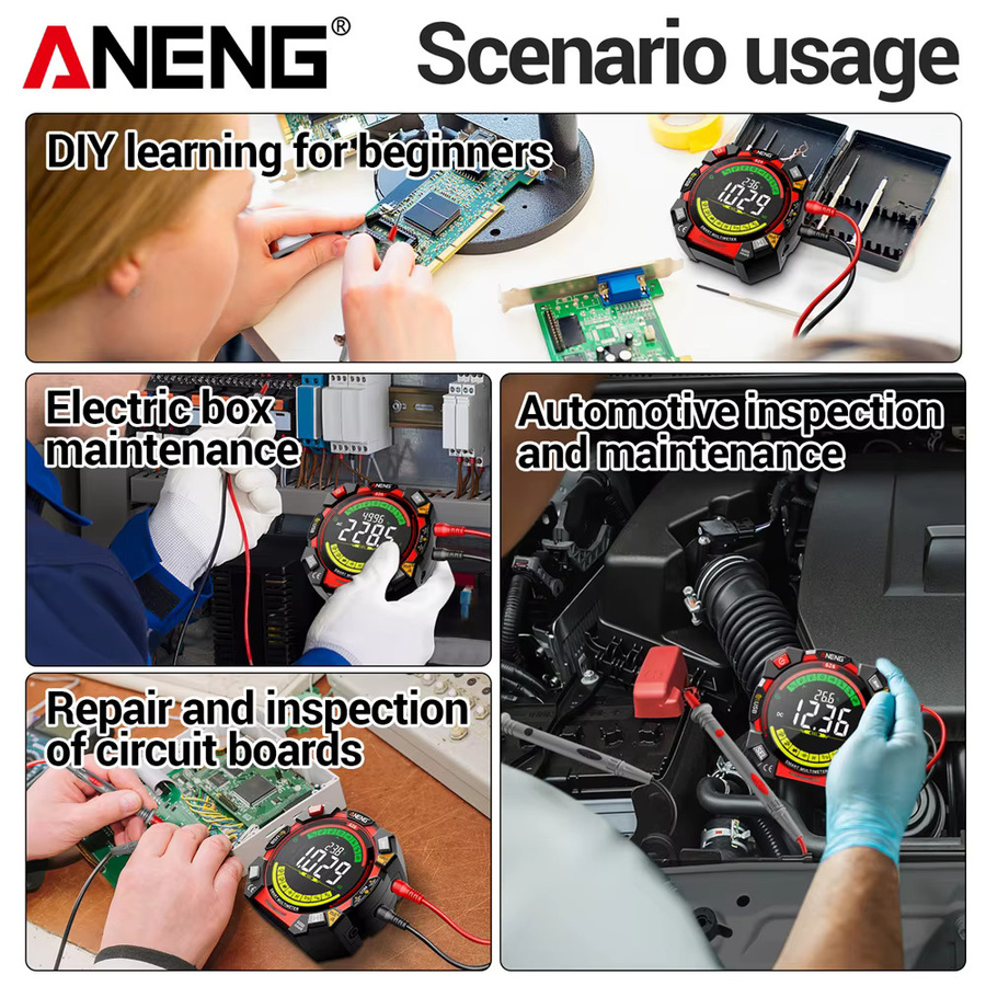 ANENG 626 Digitalmultimeter hochpräziser AC/DC-Tester mit NCV-Spannungsinduktion bis 600 V - Bild 5