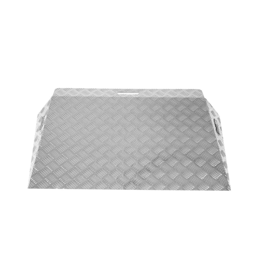 TRUTZHOLM Türschwellenrampe aus Aluminium in Silber/Grau, Höhe: 11 cm, Breite: 60 cm, Traglast: 250 kg - Bild 2