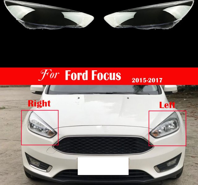 Sidihaonan Transparenter Auto Scheinwerfer Objektiv Lampenschirm als Ersatz für Ford Focus 2015 2016 2017 - Bild 1