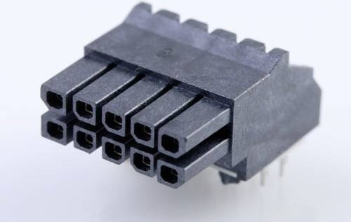 Molex Einbau-Stiftleiste Standard 10-polig in Schwarz - Bild 1