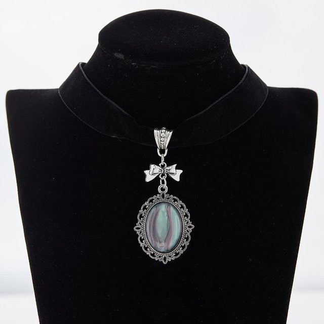 Lucky Star Jewelry Halskette, Oval Anhänger, Silber, Zirkonia, Damen - Bild 1