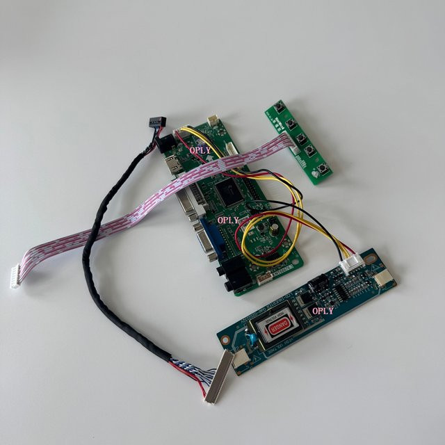 OPLY LCD Controller Board Kit für M200O1-L06/L01/L02 LED DIY Monitor mit HDMI, DVI, VGA und 20,0 Zoll Display Panel 1600 x 900 - Bild 1
