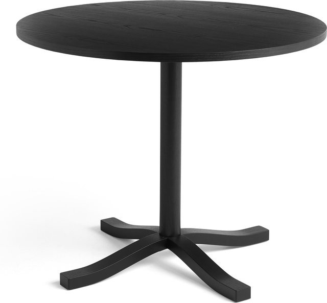 HAY Pastis Table in Schwarz aus lackiertem Holz mit runder Form - Bild 1