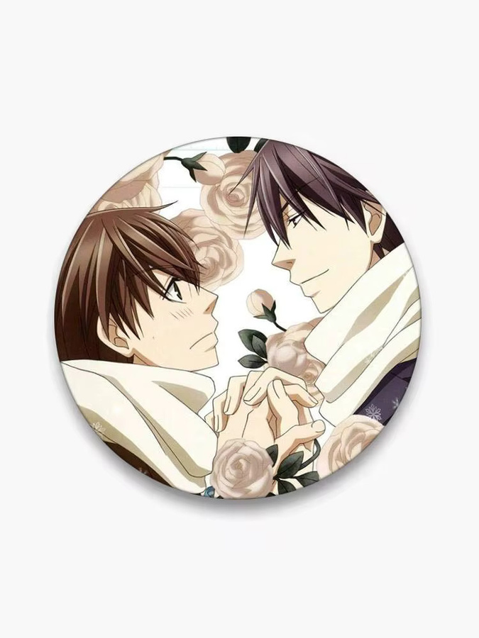 Brosche Sekai Ichi Hatsukoi, Emaille-Pin, rund - Bild 4