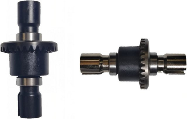 MJX Hyper Go 14207 14208, Differentialgetriebe, 1:14, Metall, Schwarz - Bild 1