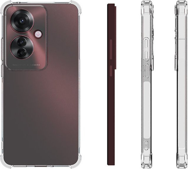 Stoßfeste Luftkissen-Schutzhülle aus transparentem Silikon-TPU für Oppo Reno 3A 5A 7A 9A 11A 5G - Bild 1