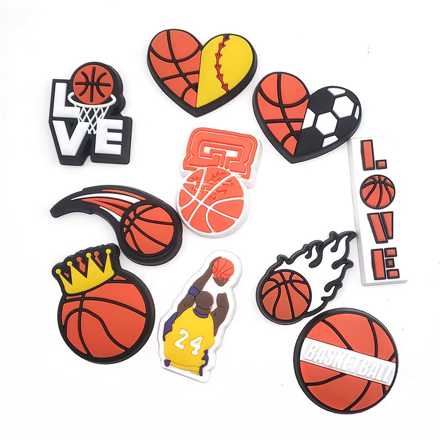 Hot Toys Charms, Basketball-Schuh, PVC, 10 Stück/Set - Bild 3