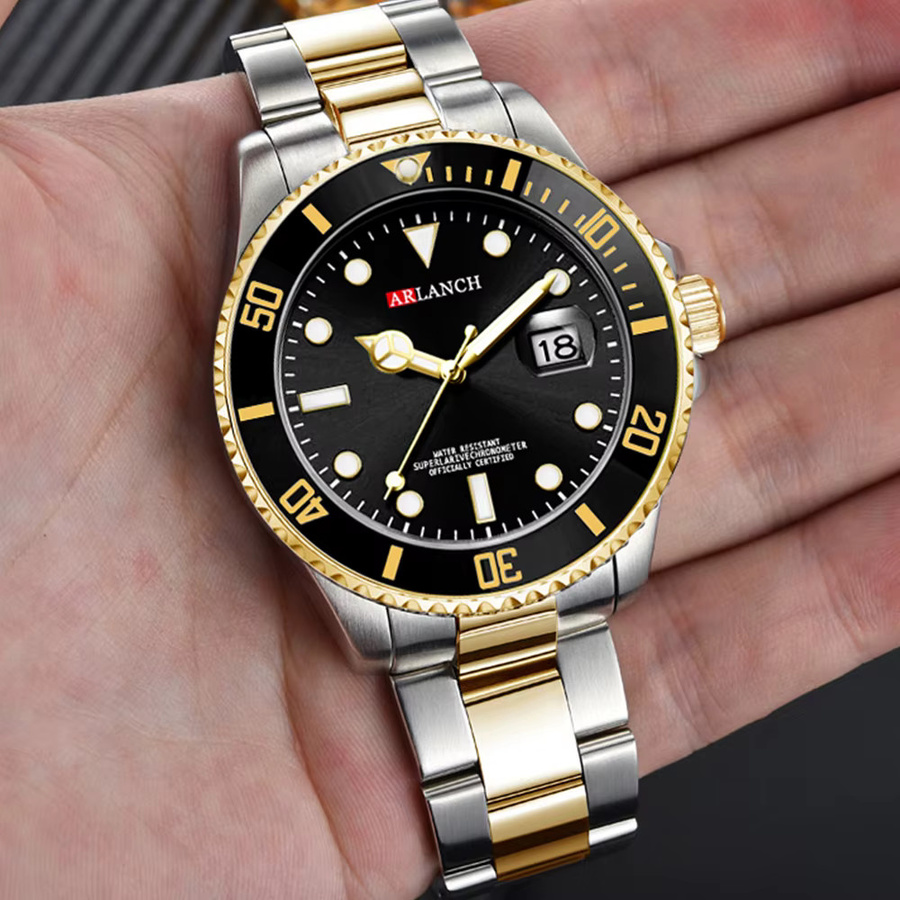 VA VA VOOM Armbanduhr Quarz, Edelstahl, 40 mm, Schwarz, Herren - Bild 3