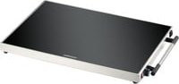 Rommelsbacher Warmhalteplatte WPR 407/E in Silber und Schwarz mit Glas und Edelstahl - Bild 1