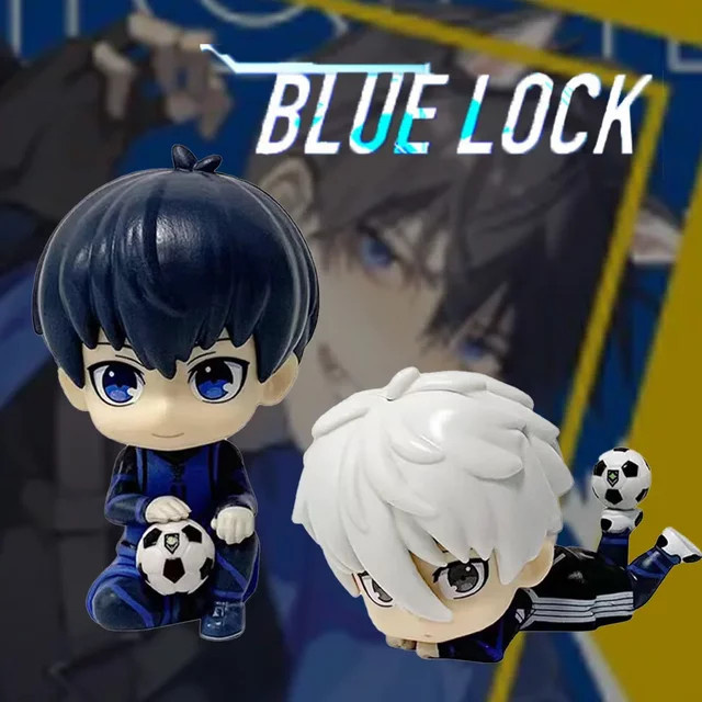 Bandai Blue Lock Nagi Isagi Yoichi, Sitzende Actionfigur Puppe, Einzelfigur - Bild 1