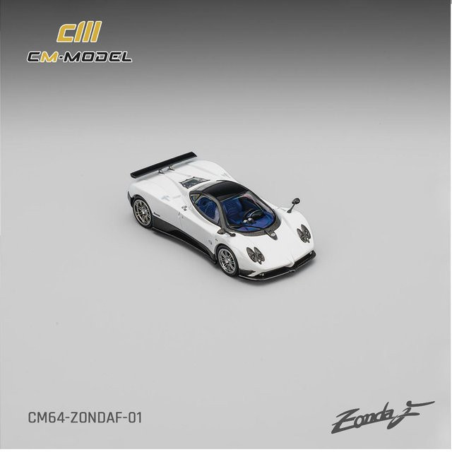 MASSDI Zonda F Legierungsautomodell, 1:64, Weiß - Bild 1