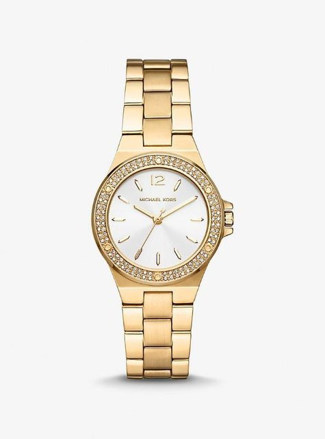 Michael Kors Armbanduhr, Gold, Edelstahl, Quarz, Diamantbesetzt, Damen - Bild 1