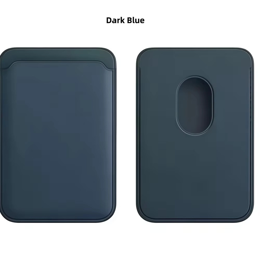 Magnetische Leder-Brieftaschenhülle für Apple iPhone 13, 14, 15, 16, 17 in Schwarz mit Kartenfächern und Diebstahlschutz - Bild 2