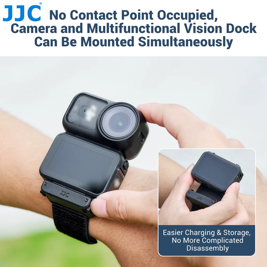 JJC Magnetische Handgelenkhalterung für DJI Osmo Nano Vision-Dock Zubehör in Schwarz - Bild 5