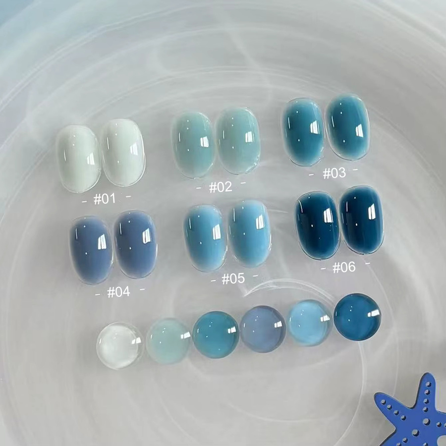MIANEL Nagelgel Eisblau, Glänzend - Bild 1