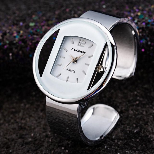 Dai Lanfu Armbanduhr, Quarz, Edelstahl, Weiß, Damen - Bild 1
