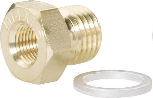 Equus 6908 Gewinde-Adapter für Öltemperaturgeber und Öldruckgeber in Gold, M14 x 1.5 - Bild 1