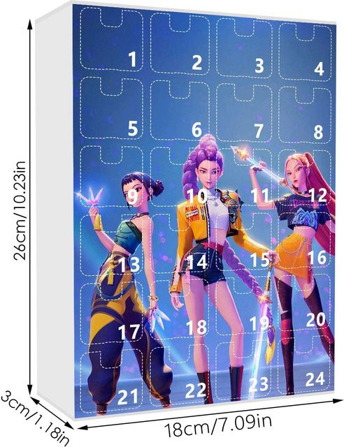 Kpop Demon Hunters Adventskalender, Unisex - Bild 1