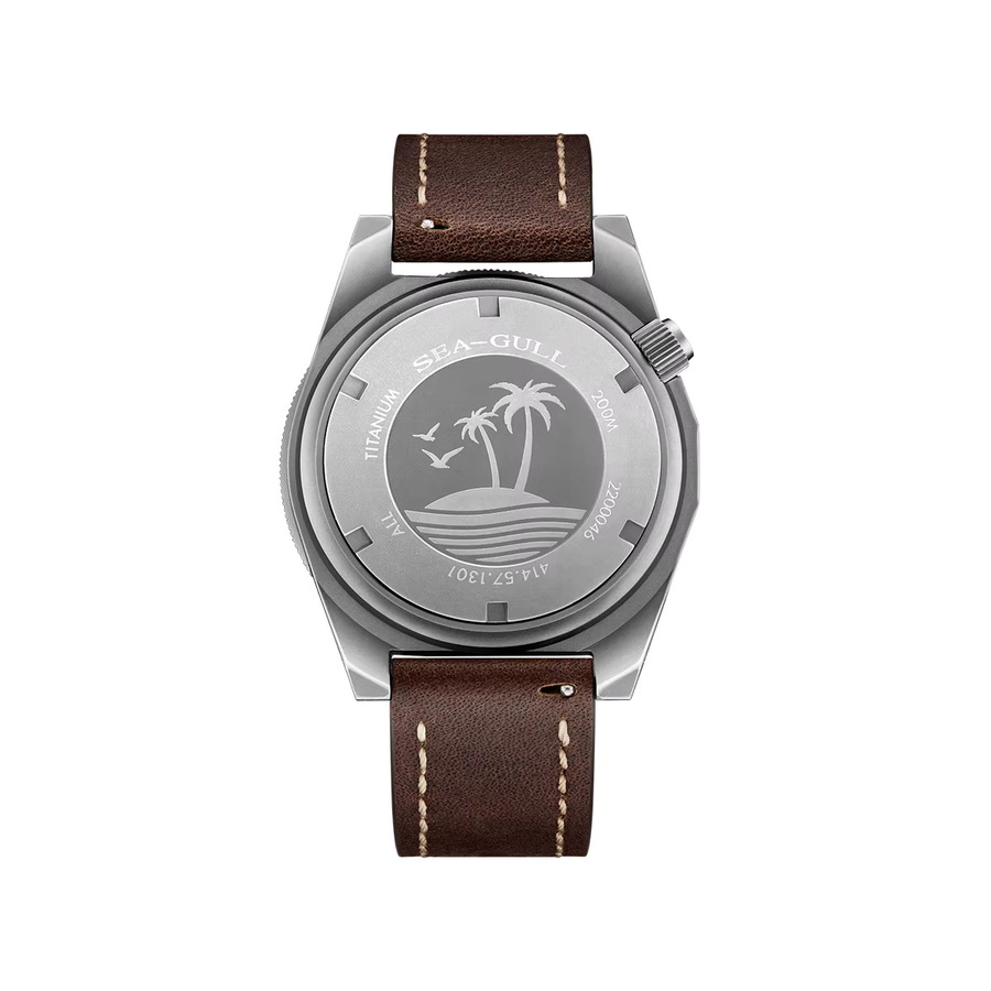 Seagull Armbanduhr, Automatik, Titan, Saphirglas, Herren - Bild 3