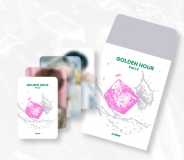ATEEZ Golden Hour Teil.5 Random Trading Card, Einzelfigur, Pappe / Karton, Bunt / Mehrfarbig - Bild 1