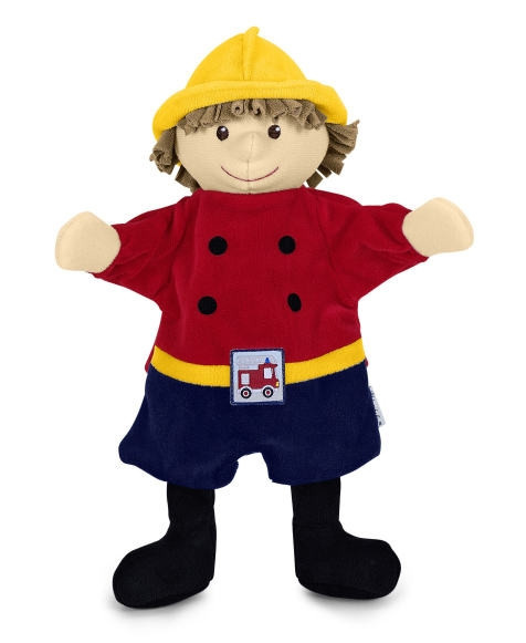 Sterntaler Handpuppe Feuerwehrmann, Plüsch / Textil, Bunt / Mehrfarbig - Bild 1