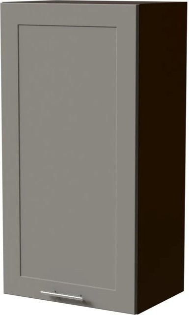 Feldmann-Wohnen Hängeschrank Oslo Lava / Dust Grey Matt mit Soft-Close-Türen, Breite: 50 cm, Tiefe: 32,5 cm, Höhe: 96 cm - Bild 1