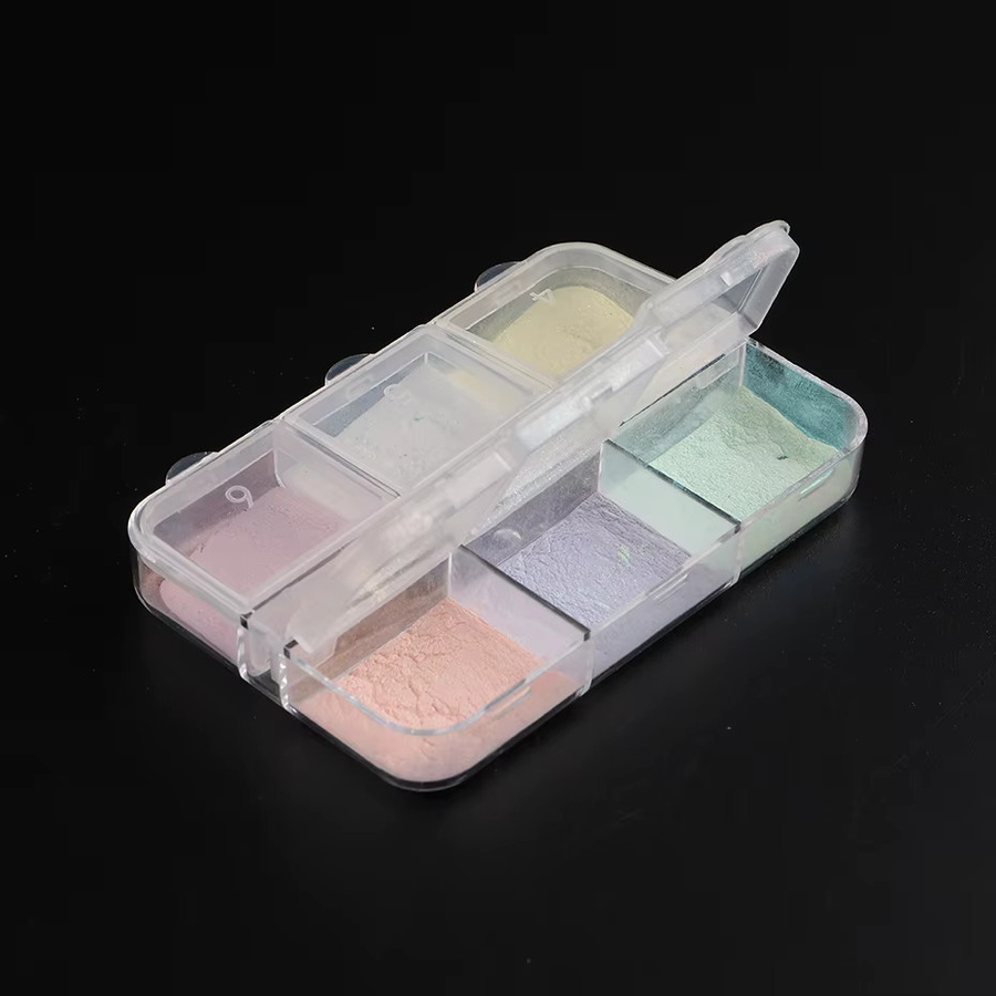 Moonlight Mirror Nails Powder, Metallic Chrome Effect Pigments - Bild 3