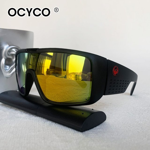 OCYCO 2026 Sonnenbrille, quadratisch, Vollrand, Kunststoff, Unisex, schwarz - Bild 1