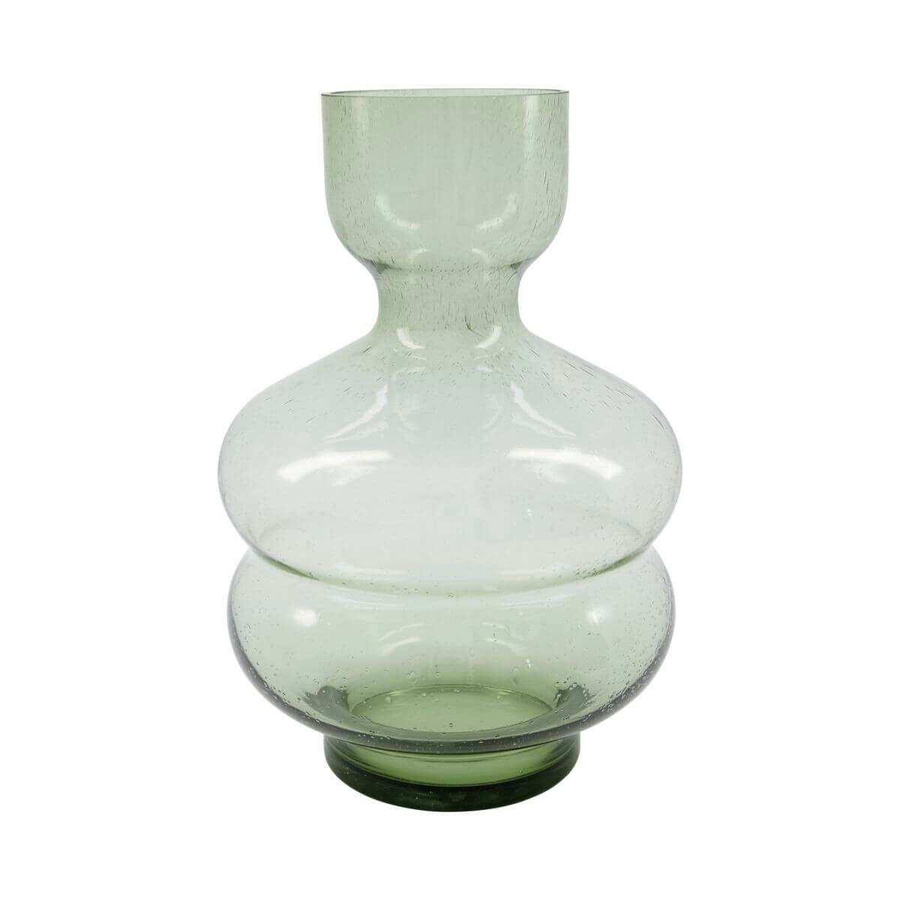 House Doctor Vase Organi aus Glas in Transparent und Green, Höhe: 35 cm - Bild 1